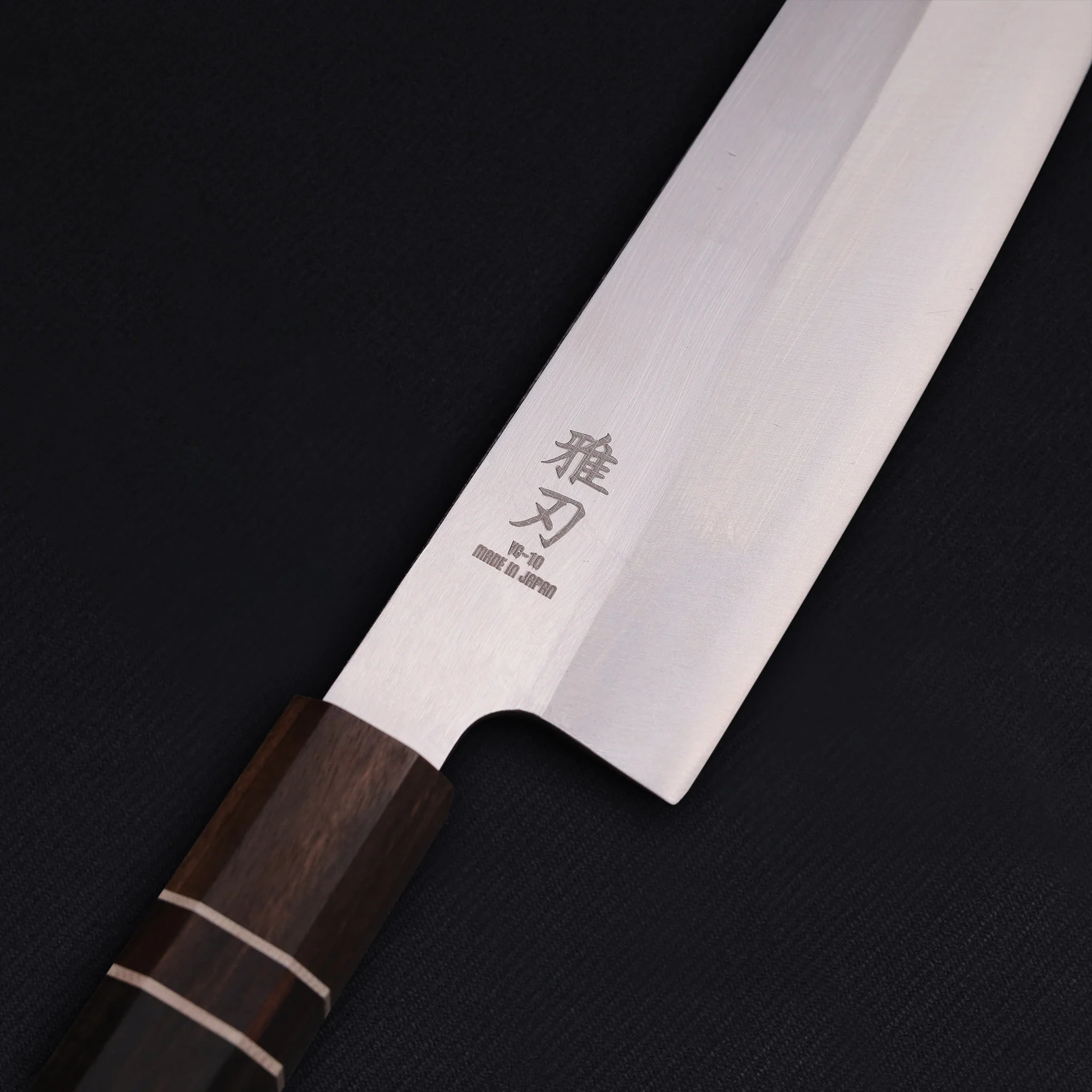 Bunka VG-10 Ebony Wood Handle Custom - Image 4