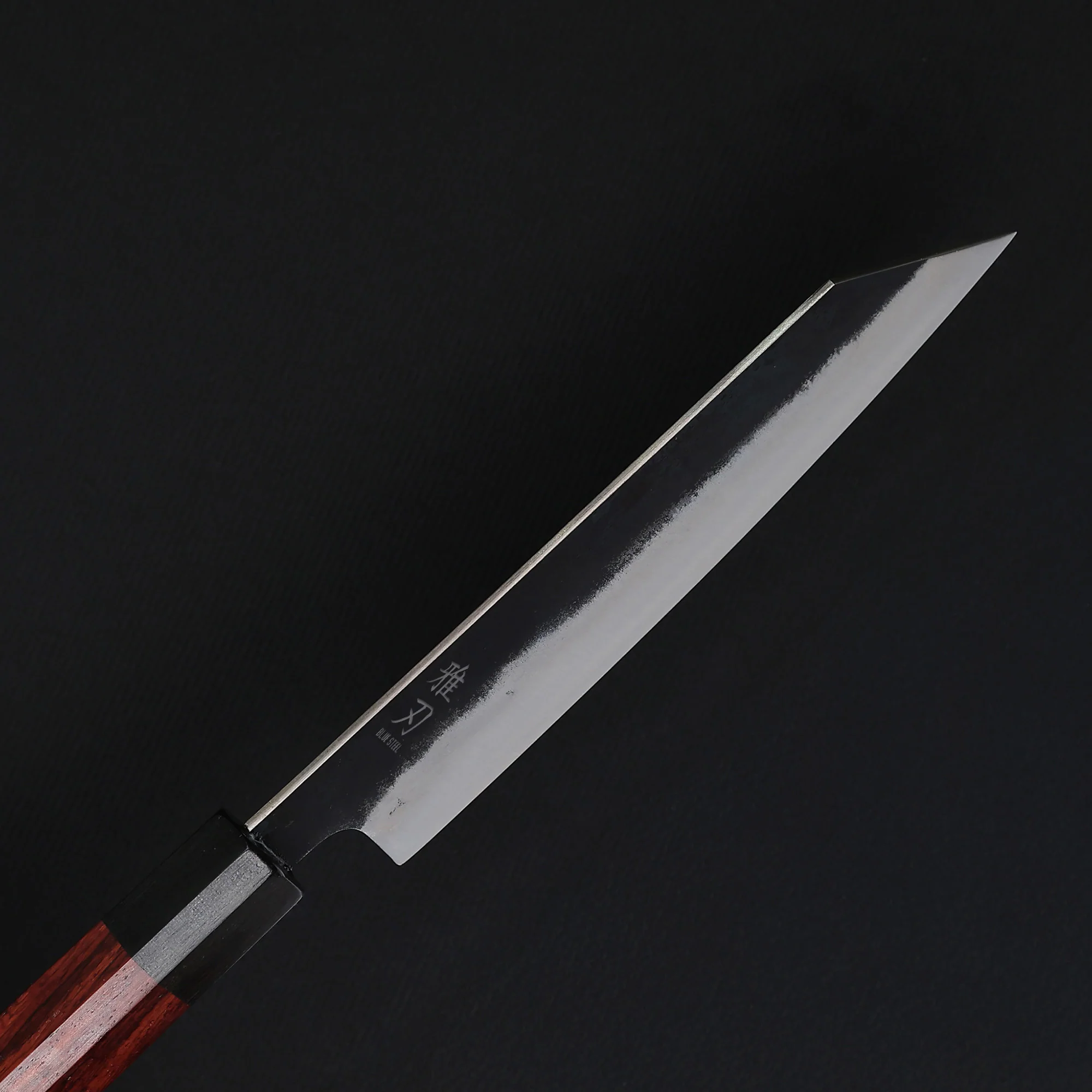 Bunka Knife – Blue Steel Red Ebony Series - Image 9