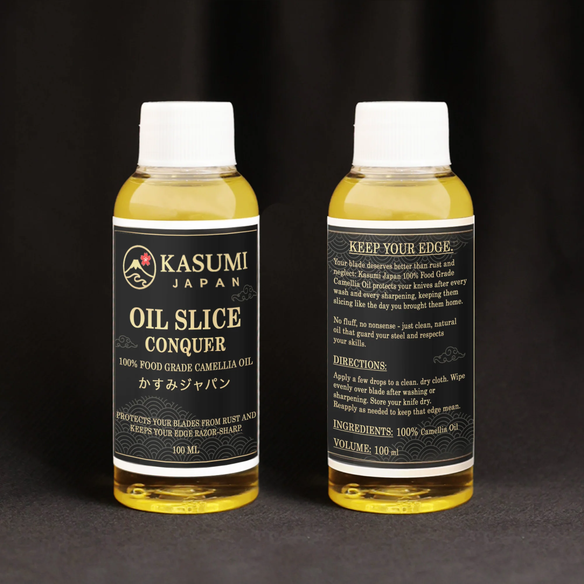 Chef’s Premium Care Bundle – Camellia Oil, Scissors & Whetstone - Image 5