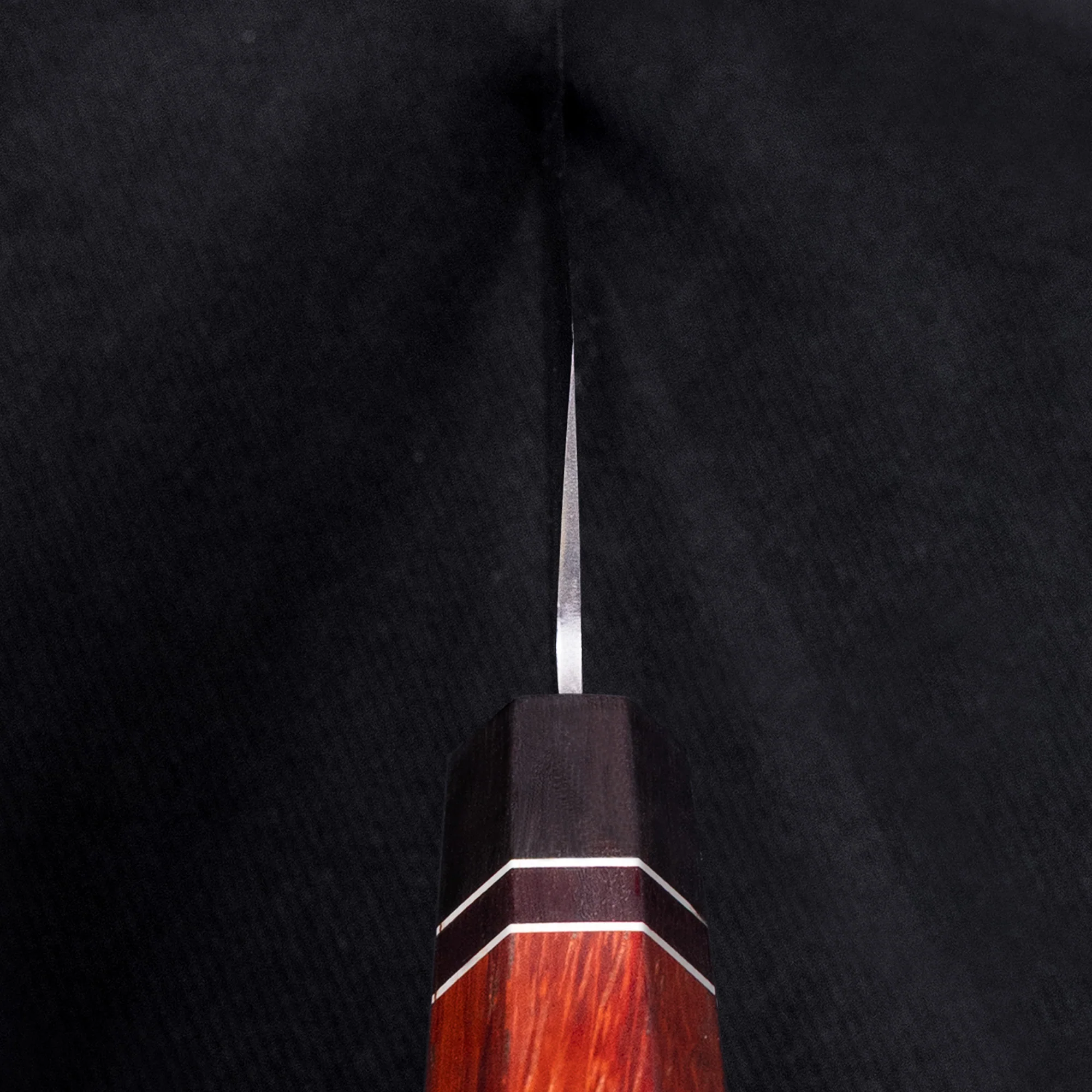Master Set - Red Ebony Damascus Series (Bunka, Nakiri, Petty) - Image 3