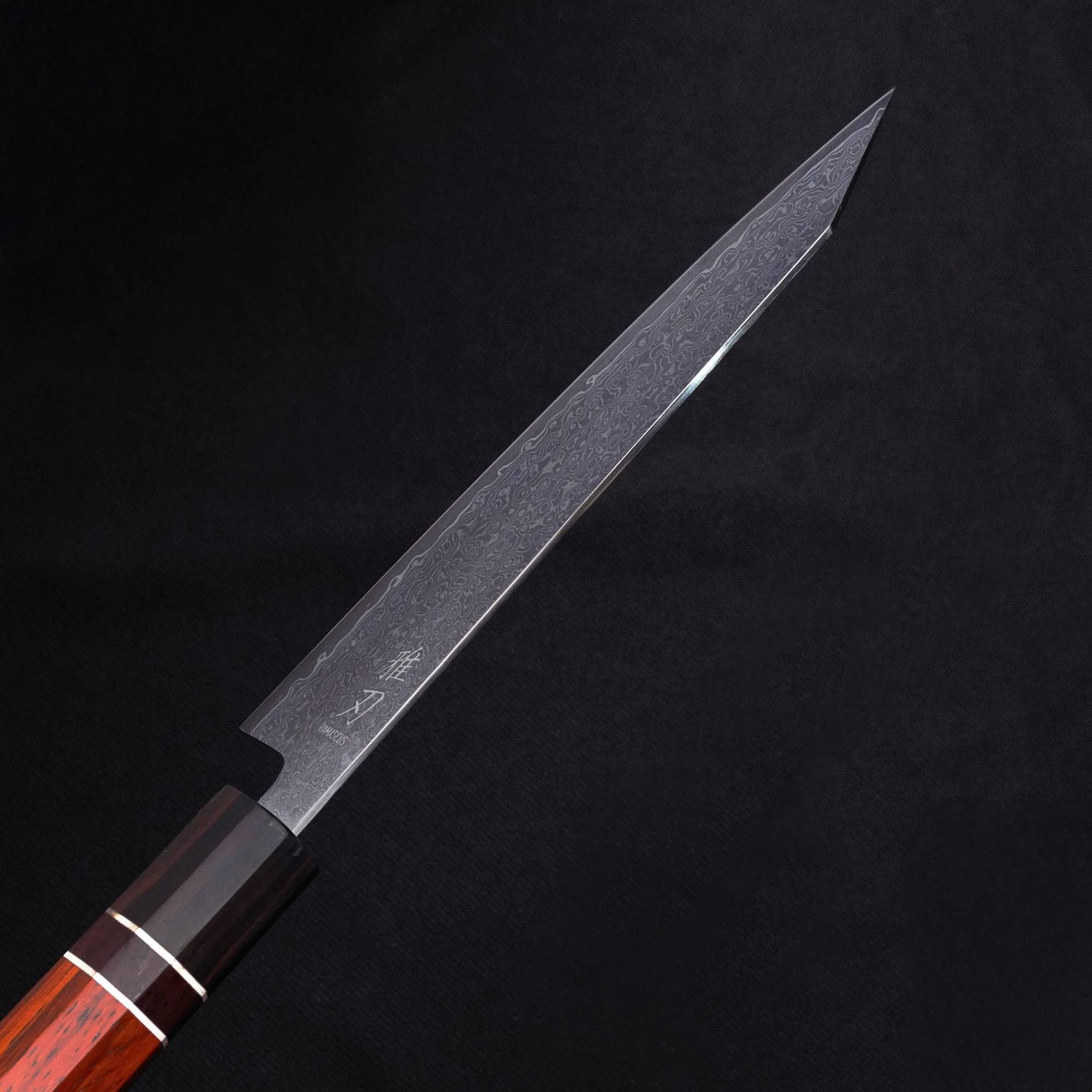 Master Set - Red Ebony Damascus Series (Bunka, Nakiri, Petty) - Image 6