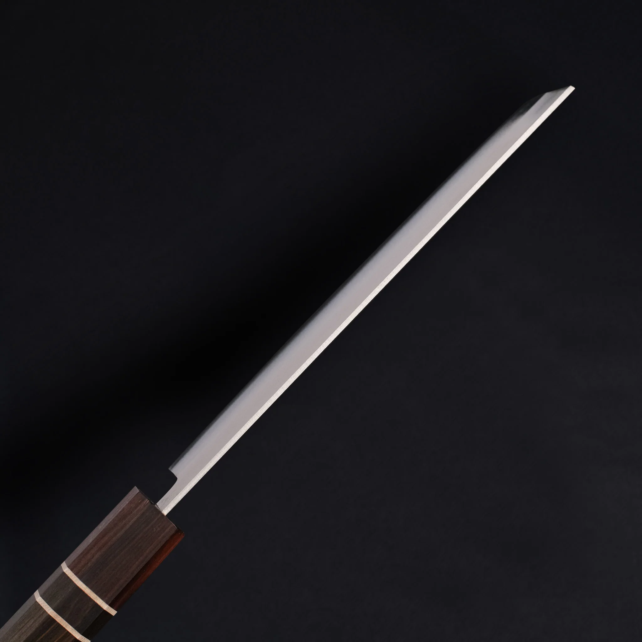 Nakiri VG-10 Ebony Wood Handle 180mm Custom - Image 5