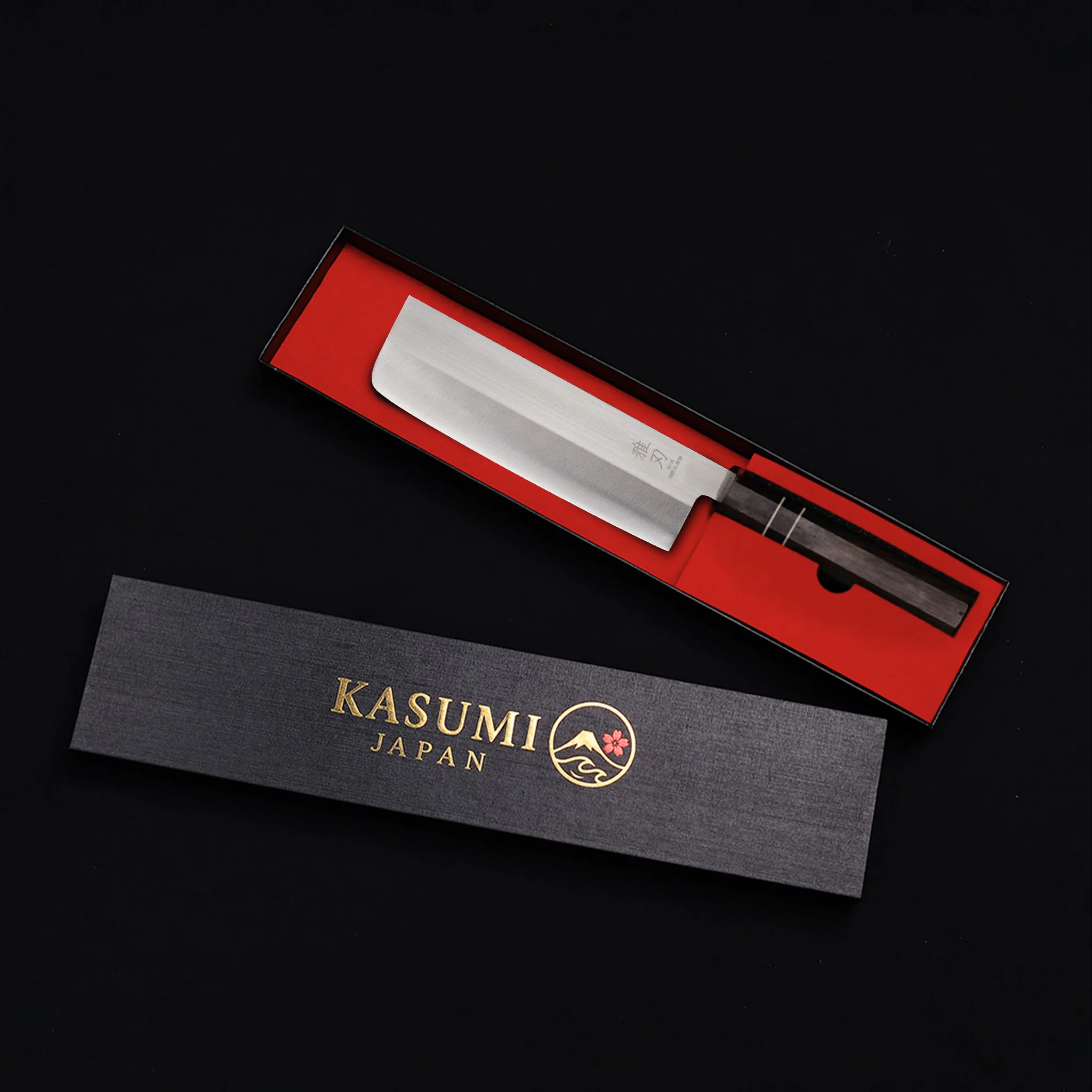 Nakiri VG-10 Ebony Wood Handle 180mm Custom - Image 6